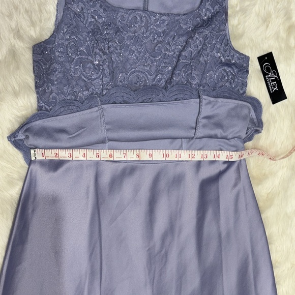 Alex Evenings Embroidered Lace Mock Two-Piece Gown - Picture 4 of 11